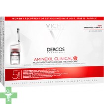 Dercos Aminexil Clinical 5 Mujer  21 Ampollas Anti-caída